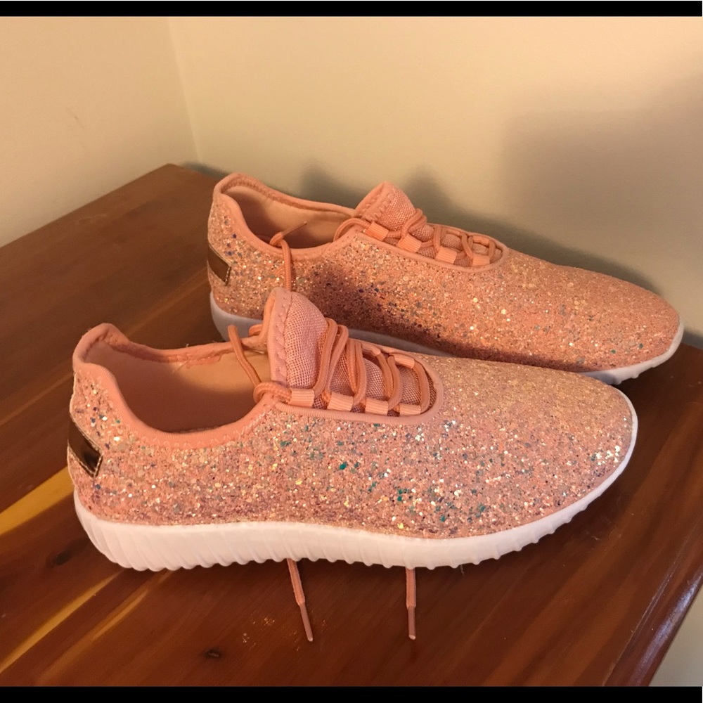 Glitter sequin sneakers
